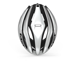 Met Trenta 3K Carbon Mips White Silver Metallic Topmodel cykelhjelm til landevej